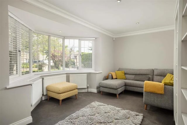 The open plan kitchen/living/diner grants access to the snug and a formal living room via double doors, meaning the space is ideal for a growing family and those looking to provide excellent entertainment space