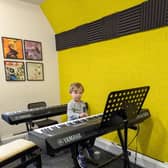 Boy playing at Learn to Play