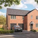 75% sold - The Coverham (CGI shown) is one of the remaining homes for sale at Strawberry Fields, Carlton