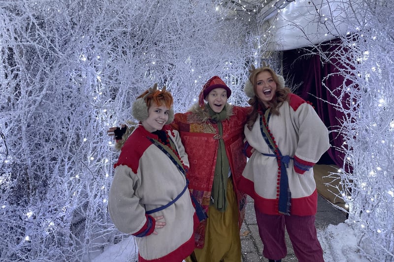Cheeky elves will be on-hand at the winter wonderland trail to entertain guests.