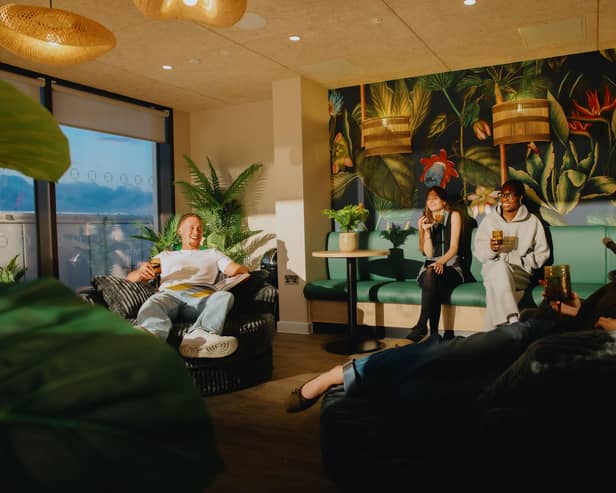 Sky lounge at Fusion Students Leeds.