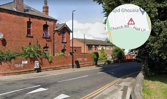 Officers are continuing to carry out enquiries into the incident which occurred in the vicinity of Church Road and Chapel Lane in Armley. PIC: Google
