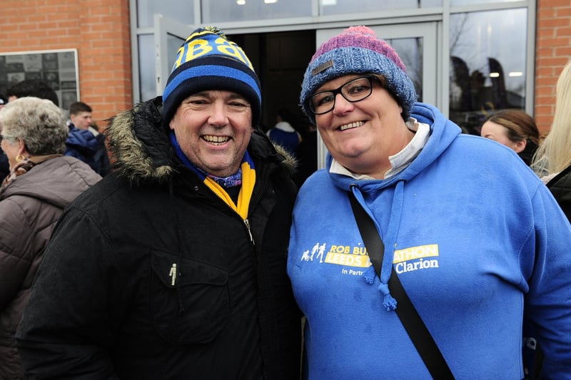Fans enjoy the atmosphere at AMT Headingley before Leeds Rhinos' 18-10 win over Catalans Dragons.