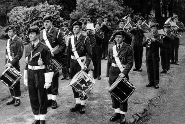 They were so keen to form a youthful military band at the Yeadon Air Training Corps in May 1969 that free transport was being offered to musicians who can fit the bill. So far about 18 lads have been recruited, but before they can consider themselves 'officially formed' they need 30.