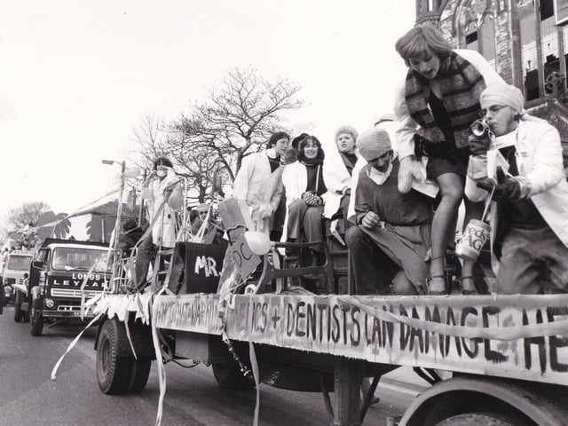 Rag fun with the National Havoc Service in November 1977.