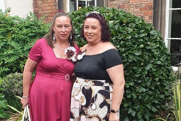 Denise Shaw said: "Me and my sister Michelle Moores, aged 51."