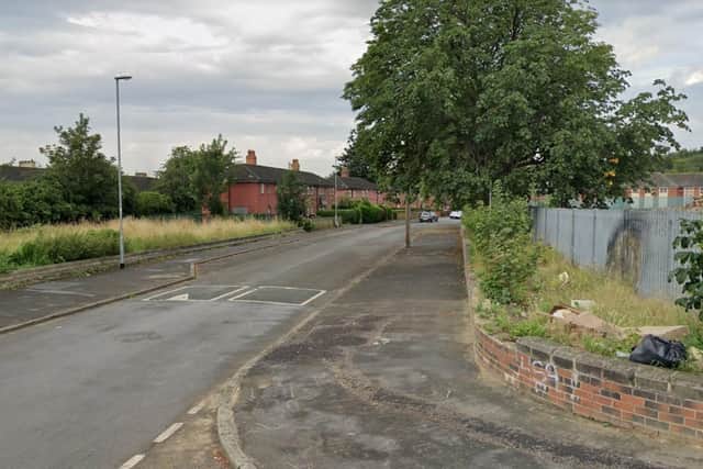 Wykebeck Avenue, east Leeds, where the suspected shooting took place (Photo by Google)