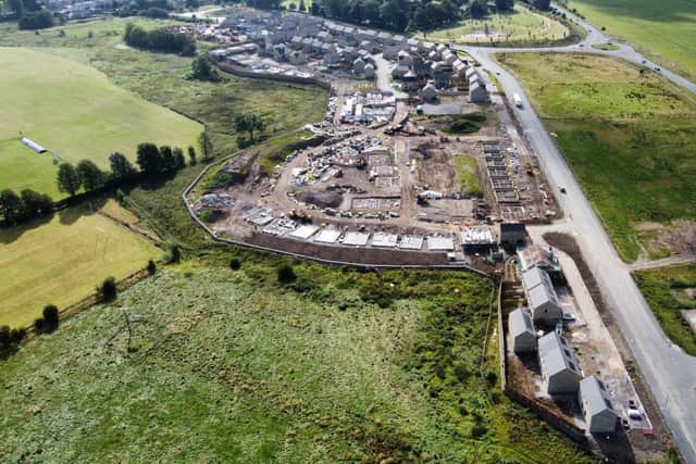 Flying high - the latest aerial view of Bellway Homes' Clifford Gardens development in Skipton
