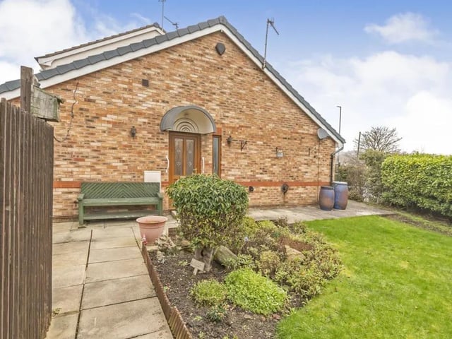 A reduction of 20 per cent has dropped the guide to £180,000. This two-bed terraced bungalow in Swinnow Close, Bramley, benefits from two bedrooms and has enclosed wrap around gardens to rear, side and front, a driveway/allocated parking to the rear and a garage.