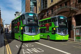 First Bus drivers and Unite members across both Leeds depots have began an “indefinite” period of strike. Picture: Bruce Rollinson
