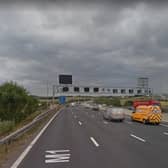 The M1 northbound near Wakefield is closed between Junction 40 and Junction 41 following a collision and major fuel spillage.