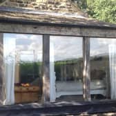 This private woodland cottage in Leeds has amazing views, a separate drive and parking for two cars.