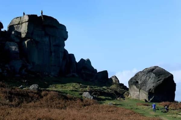 West Yorkshire Police are treating the death of a man at the Cow and Calf rocks as non-suspicious.
