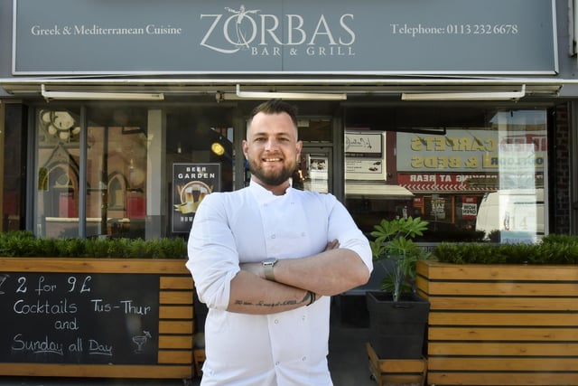 Zorbas Bar and Grill is a family-owned Greek restaurant in Austhorpe Road, Cross Gates. Pictured is owner and head chef Besmir Shehu.