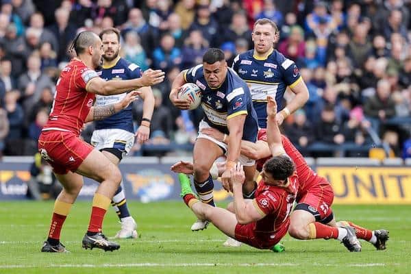 Sam Lisone will miss the Saints game with a calf muscle injury. Picture by Alex Whitehead/SWpix.com.