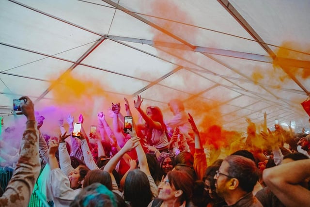 Thousands celebrated Holi festival at an event at Beaverworks this Saturday, running from 12.30pm-7.30pm. Guests enjoyed street food, music and of course - colours.
