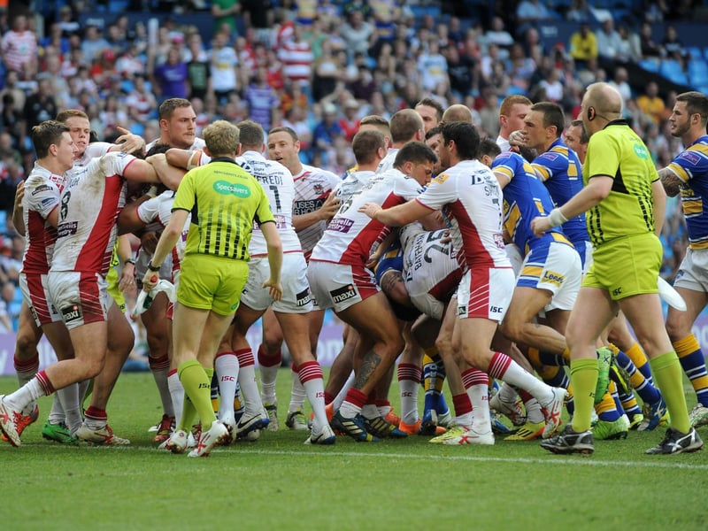 Rhinos suffered a second successive Magic setback, by the same opposition and margin in an ill-tempered clash.