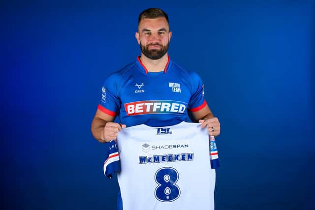 Wakefield Trinity's Mike McMeeken was selected in the 2025 Betfred Super League Dream Team. Picture by Allan McKenzie/SWpix.com.