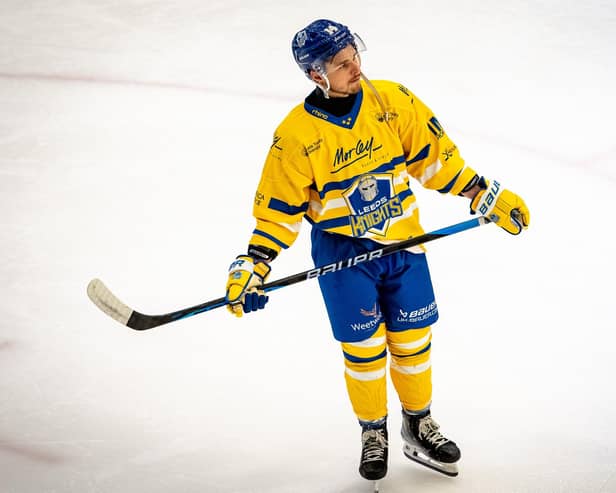 END OF AN ERA: Lewis Baldwin has left Leeds Knights after four and a half seasons. Picture: Ben Gordon/Knights Media.
