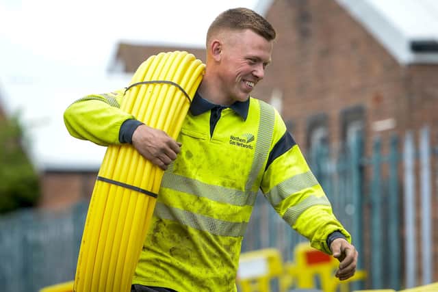 The ageing metal pipework is now being replaced by new, more durable plastic pipes. Picture: Dan Rowlands/SWNS