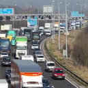 Traffic on the M62.