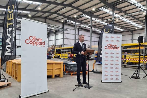 Oliver Coppard launches re-election campaign at Magtec