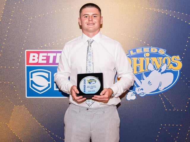 Men's academy player of the year Robin Smith.