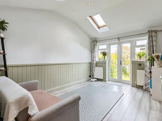 There is also a versatile additional reception room which could be used as a home office, playroom or snug.