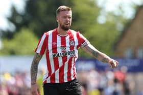 UPDATE: On Brentford captain and former Leeds United defender Pontus Jansson, above. Photo by David Rogers/Getty Images.