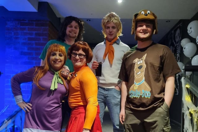 Kate Frazer said: "The Lights Band as Scooby Doo characters!"