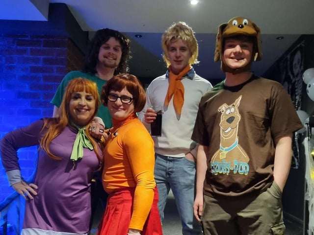 Kate Frazer said: "The Lights Band as Scooby Doo characters!"