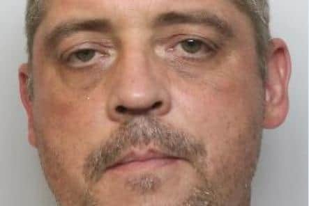 Sean Bond, 42, is wanted in connection with reports of assault, criminal damage, stalking and harassment