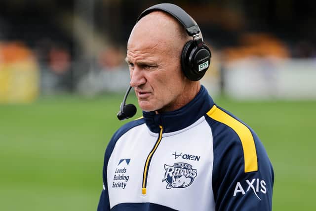 Coach Brad Arthur, pictured, has done an outstanding job at Leeds Rhinos, according to Castleford Tigers director of rugby Chris Chester. Picture by Alex Whitehead/SWpix.com.