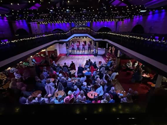 The Jersey Rollers performed at WiSE’s 20th birthday party