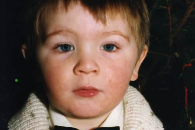 Cory McLeod at age 2 (Photo: Ian McLeod/SWNS)