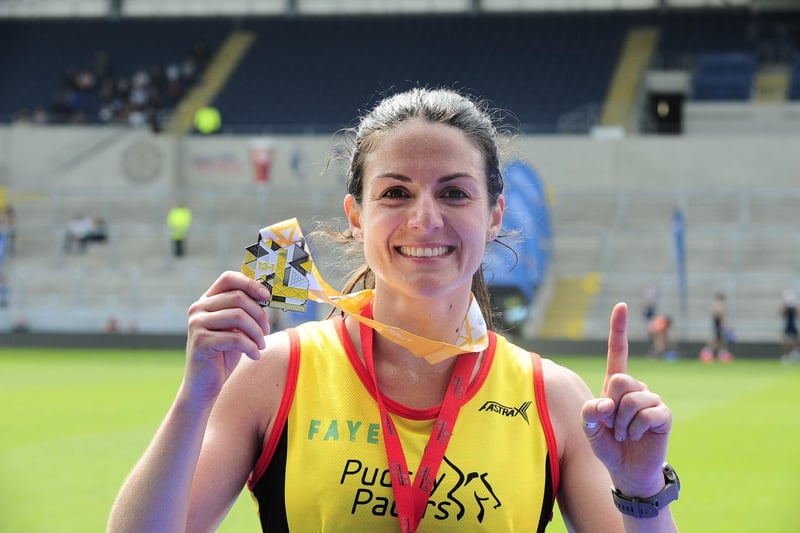 Faye Birkby, of Pudsey Pacers, was the first female competitor to complete the race. She covered the course in one hour and 23 minutes.