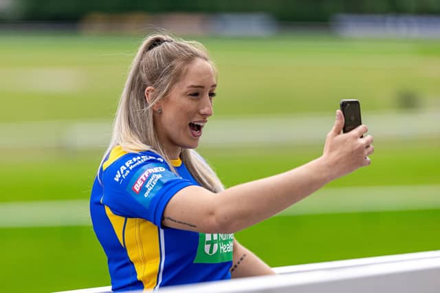 Leeds Rhinos women's captain Caitlin Beevers. Picture by Alex Whitehead/SWpix.com.
