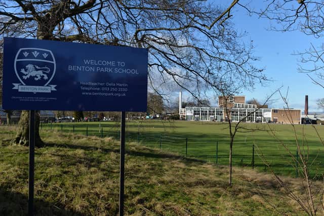 Benton Park School, located in Harrogate Road, Rawdon, was rated as Requires Improvement during its recent inspection. Picture: Bruce Rollinson