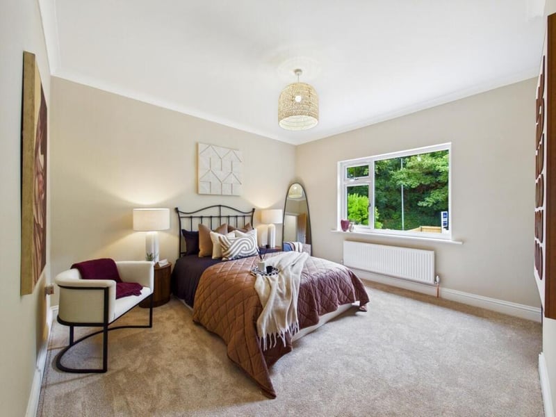 There are four spacious bedrooms within the proeprty, two downstairs and two upstairs.