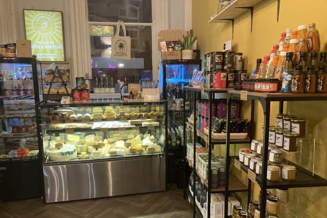 The Cheesy Living Co sells an impressive range of wine, cheese and charcuterie.