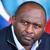 Palace manager Patrick Vieira bested Leeds' Jesse Marsch in Sunday afternoon's contest at Selhurst Park (Photo by GLYN KIRK/AFP via Getty Images)