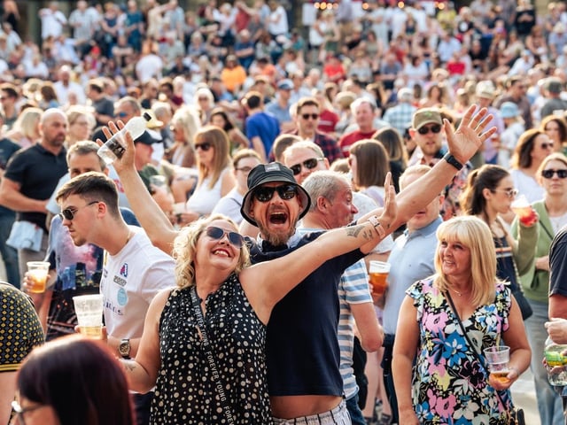 Enjoying the show. Photos by Cuffe and Taylor and The Piece Hall