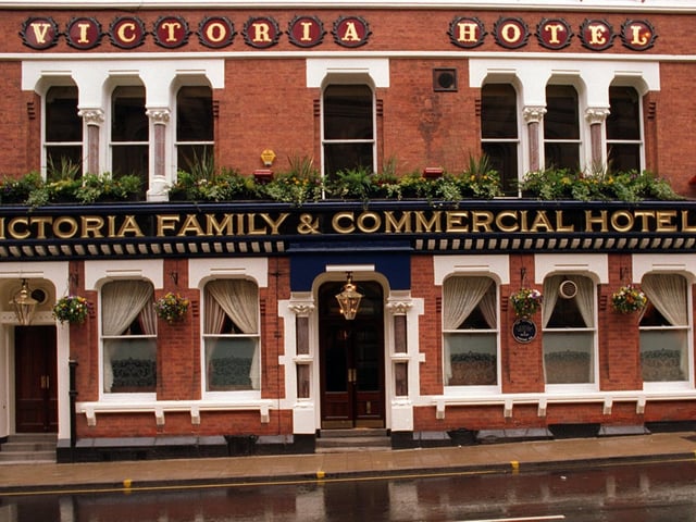 The Victoria Family and Commercial Hotel on Great George Street after a refurbishment in 1997.