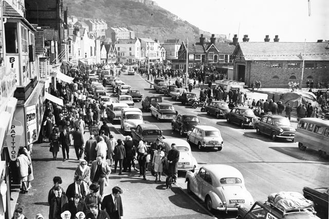 A street scene in April 1965.