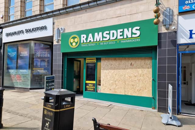 Ramsdens in Morley, which was broken into on Thursday morning