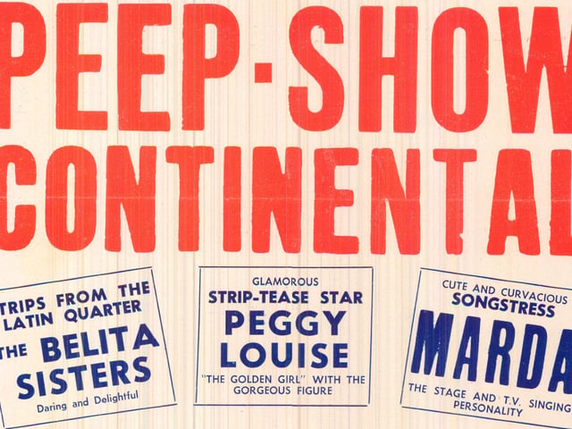 August 1957 and glamourous strip tease star Peggy Louise, the 'golden girl with the gorgeous figure', was set to be centre stage at the City Varieties along with cute and curvaceous songstress Marda.