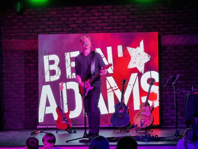 The first act in the new Pavilion Theatre at Skirlington Coast Yorkshire was a Bryan Adams tribute.