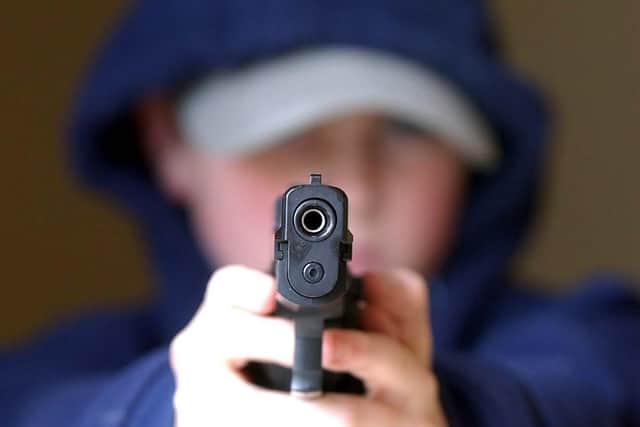 West Yorkshire Police have said previously that possession of a BB guns that looks like a real firearm in a public place will amount to an offence of possession of an imitation firearm, regardless of the power of the gun itself. Photo: Ian Robinson