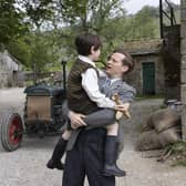 Jimmy Herriot (Thomas Riches) and James Herriot (Nicholas Ralph) in All Creatures Great and Small Series 6. Picture: Channel 5/Playground/Helen Williams