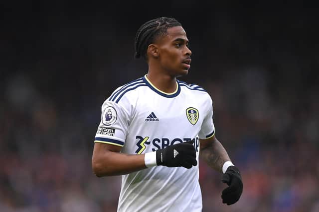 EARNT HIS CHANCE: Young Leeds United winger Crysencio Summerville. Photo by Stu Forster/Getty Images.